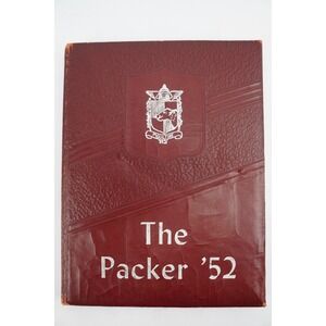 Vintage 1952 The Packers Yearbook High‎ School Moultrie Georgia GA